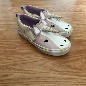 Vans Kids Unicorn Sneakers in Purple and Cream